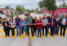 Inauguró Alcalde de Reynosa Carlos Peña Ortiz otra pavimentación
