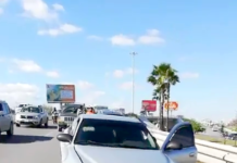 Accidente vial deja caos y leves lesiones sobre carretera a Matamoros