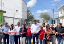 Alcalde inaugura y supervisa más obras en dos colonias de Reynosa