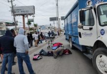 Camión atropella a peatón sobre carretera Río Bravo a Reynosa