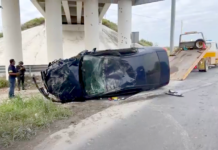 Choque en carretera Río Bravo-Reynosa deja lesionados y daños materiales