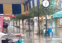 Comerciantes registran bajas ventas por lluvias y frio