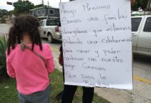 Familias venezolanas deambulan en las zona pidiendo dinero
