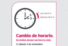 Este domingo 5 de noviembre termina el horario de verano en Reynosa
