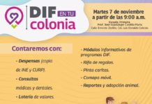 Llegará DIF en Tu Colonia a la Luis Donaldo Colosio