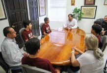 Recibió Alcalde Carlos Peña a Voleibolistas