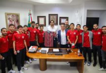 Recibió Alcalde de Reynosa a Futbolistas