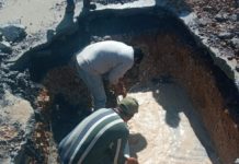 Subsanó COMAPA fuga de agua potable en la colonia Benito Juárez