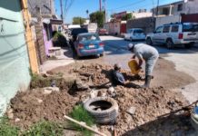 Reparó COMAPA fuga de agua potable en la colonia Hidalgo