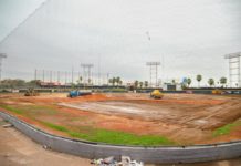Supervisó Alcalde Carlos Peña Ortiz parque de beisbol de Reynosa