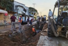 Repara COMAPA Sur un colector en la zona norte
