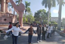 Instituto de la Mujer en Tampico realiza cadena de sororidad “Unidas todas brillamos”