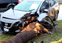 Lluvia deja accidentes viales con daños materiales