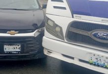 Lluvia deja accidentes viales con lesionados no de gravedad y daños materiales