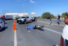 Muere motociclista al sufrir aparatoso accidente en carretera Reynosa-Río Bravo