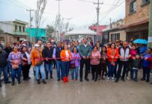 Pavimentación por mas de 4 MDP inaugurada por Carlos Peña Ortiz con vecinos en Reynosa