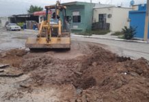 Restauró COMAPA líneas de conducción de agua en fraccionamiento San Valentín