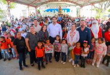 Llevó Alcalde Carlos Peña Ortiz alegría y felicidad a niños del área rural