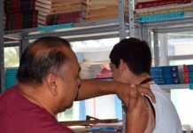 Fueron vacunados las y los alumnos del Cobat 09 contra la influenza
