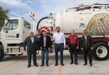 Entregó Alcalde Carlos Peña Ortiz nuevo camión Vactor en Reynosa