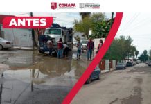 Solucionó COMAPA fuga de agua residual en La Cañada