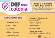 Llegará DIF en Tu Colonia a Puerta del Sol