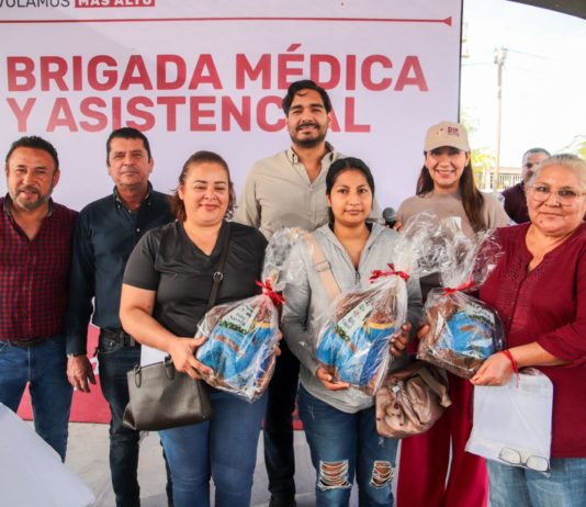 Recibieron al Presidente Carlos Peña Ortiz en Fuentes Lomas con Brigada Médica Primero Sanos