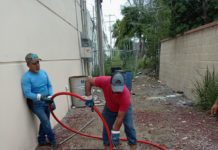 Efectúa COMAPA sondeo de línea general en colonia Las Fuentes