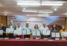 Colegios de Bachilleres firman convenio con la Escuela de Música San Juan Siglo XXI en Matamoros