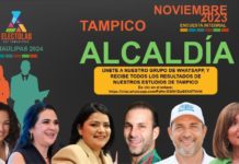 Liderea Úrsula Salazar encuesta en Tampico