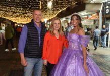 Chucho Nader y Aída Féres Encienden Tunel Navideño