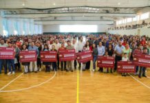 Entregó Alcalde Carlos Peña Ortiz Becas Municipales a jóvenes en Reynosa