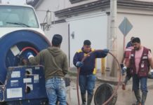 Llevó COMAPA acciones de mantenimiento a colonia Pedro J. Méndez