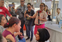 Úrsula Salazar llevó su jornada de la Esperanza a los residentes de la Esfuerzo Obrero
