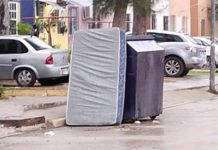 Exhortan a ciudadanos a no sacar colchones y otros muebles viejos a la calle