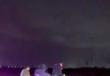 Se impacta, se incendia, y cae unidad a dren en el famoso Malecón de Reynosa