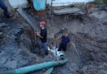 Atiende COMAPA fuga de agua en planta de reebombeo Granjas