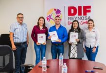 DIF Reynosa firma convenio con Óptica Salud en apoyo a familias