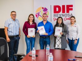 DIF Reynosa firma convenio con Óptica Salud en apoyo a familias