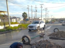 Soluciona COMAPA fugas de agua potable en Las Torres y El Olmo