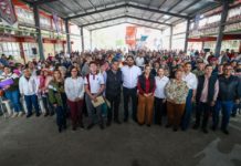 Construye Gobierno de Carlos Peña Ortiz tres aulas en el CETIS 131