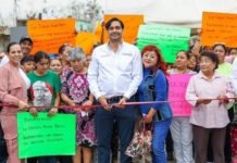 Inauguraron vecinos y Alcalde Carlos Peña Ortiz pavimentación por más de 7 MDP