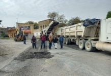 Ponen en marcha obra de rehabilitación asfáltica de la calle Zaragoza
