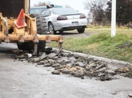 Realizan rehabilitación de pavimento con concreto hidráulico de la calle 16 de septiembre