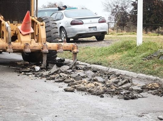 Realizan rehabilitación de pavimento con concreto hidráulico de la calle 16 de septiembre