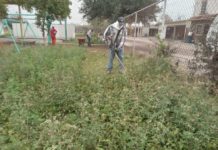Apoyan a jardines de niños con mantenimiento, limpieza, descacharrización y labores de jardinería permanentes
