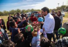 Disfrutaron colonos de la Artículo 27 un Día de Reyes con Alcalde de Reynosa