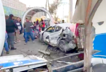 Aparatoso accidente deja una persona muerta, varios lesionados y caos en carretera San Fernando-Reynosa