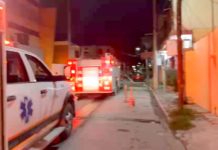 Bomberos acuden ha llamado de incendio en la zona Centro