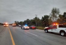 Vuelca unidad sobre carretera a Victoria -Monterrey